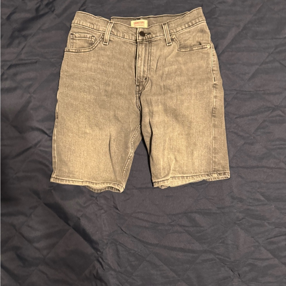 Wrangler Gray Denim Jean Shorts